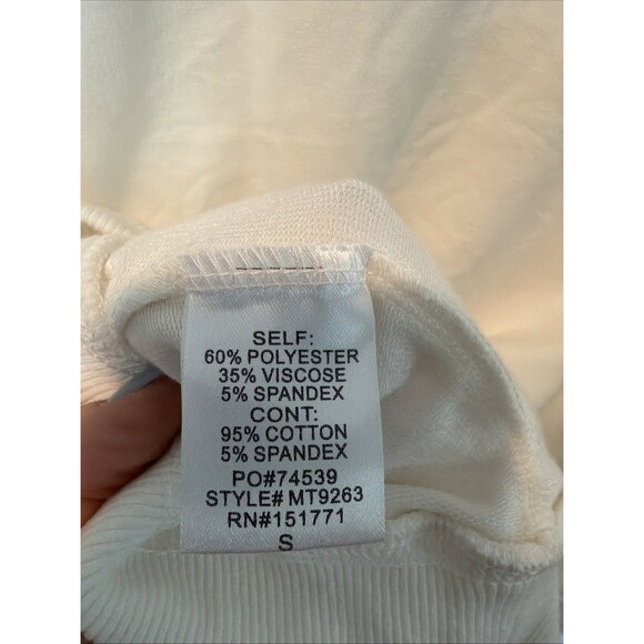 Fun Colorful "Sunday" Sweatshirt by Sunday Stevens NWT Small - Picture 3 of 5